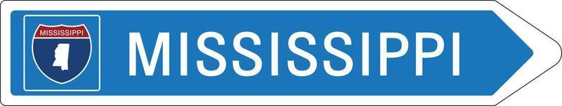 Welcome to Signage on the highway in american style vector