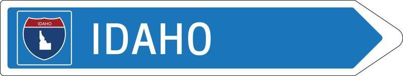 Welcome to Signage on the highway in american style vector