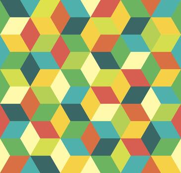 Seamless pattern. Endless background of geometric shapes. vector