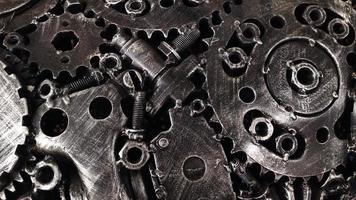 Scrap metal steel textures and patterns creative designs photo