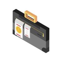 tax day, business briefcase document icon style vector