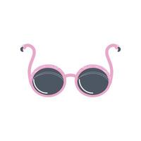 sunglasses flamingo accessory vector