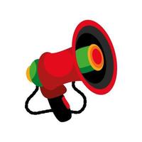 megaphone advertising message vector