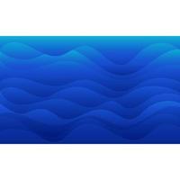 wave shape liquid abstract background blue color vector