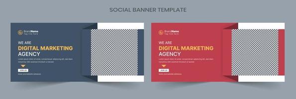 Social Media Cover Vector Templates Fully Editable, Advertising Design, Social Media Banner Post