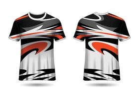 T-Shirt Sport Design. Racing jersey Vector