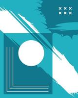 abstract paper template vector