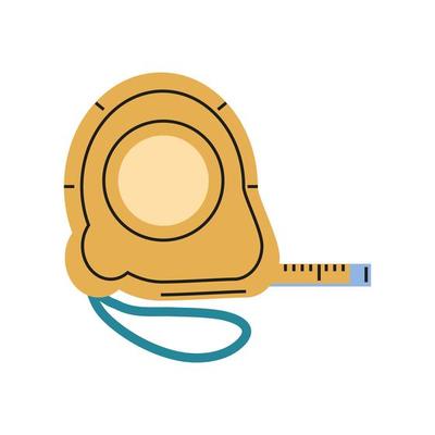 Sewing Tape Measure Icon Stock Vector (Royalty Free) 711076777