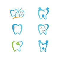 vector de plantilla de logotipo dental