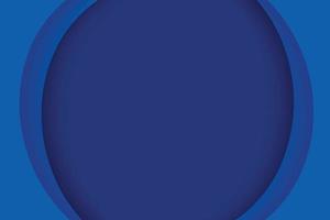 Blue paper layer abstract background. Paper cut layered circle with space for text. vector