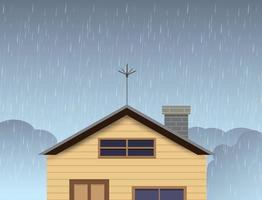 lightning rod, clouds and rain, Lightning in the sky, vector design