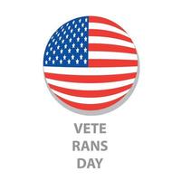 Veterans Day Sign vector