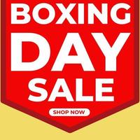 boxing day sale social media post design template vector