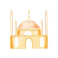 islamic building architecture vector