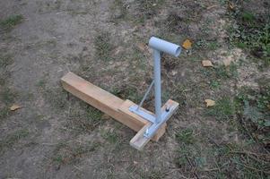 Production of a bracket for mounting a satellite dish on the roof of a building photo