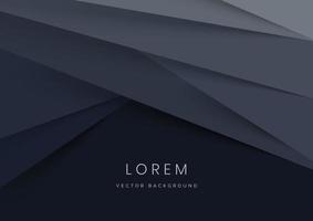 Abstract dark triangles layers background. Minimal style. vector