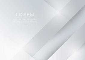 Abstract white and grey gradient diagonal background. vector