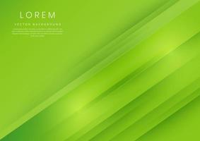 Abstract green gradient geometric diagonal background. vector