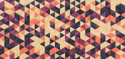 Abstract pastel colorful triangle pattern design background. vector