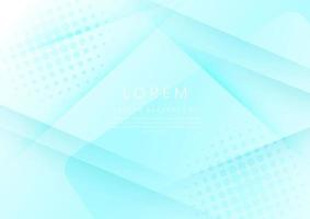 Abstract light blue gradient geometric diagonal background. vector