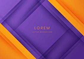 Abstract orange and purple gradient geometric diagonal background. vector
