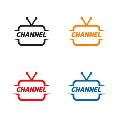 TV or Television channel program logo design