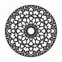 Vector round abstract circle. Mandala style. EPS 10