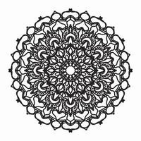 Vector round abstract circle. Mandala style.