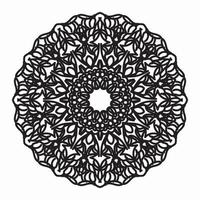 Vector round abstract circle. Mandala style.