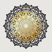 Vector round abstract circle. Mandala style.