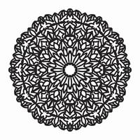 Vector round abstract circle. Mandala style.