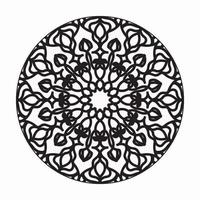 Vector round abstract circle. Mandala style. EPS 10