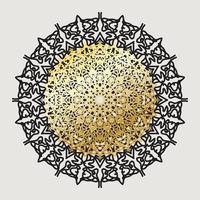 Vector round abstract circle. Mandala style.