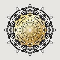 Vector round abstract circle. Mandala style.