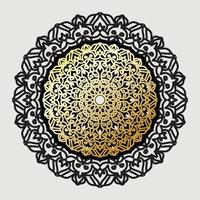 Vector round abstract circle. Mandala style.