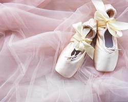 Pointe ballet shoes photo