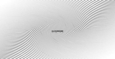 Abstract warped Diagonal Striped Background. Vector curved twisted slanting, waved lines texture. Brand new style for your business design.