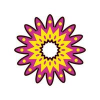 flor de mandala floral vector