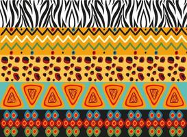 african art shapes vector