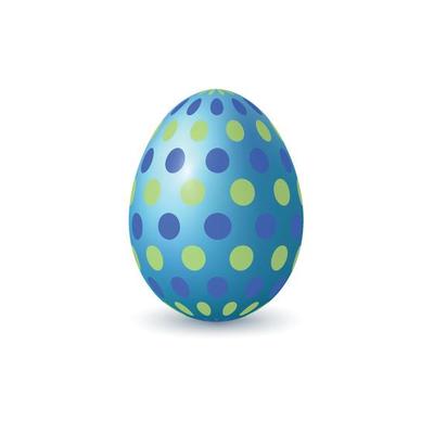 Easter egg cute polo colorful decorated celebration eggs collection easter eggs collection decoration tradition illustration