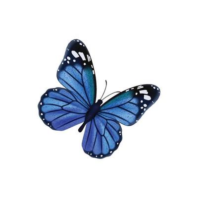 Colored butterflies flying beautiful insects butterfly with decorated wings illustration insect butterfly spring pattern realistic wings blue colored