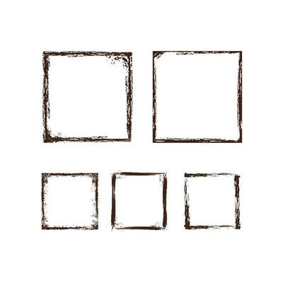 Grunge frames scratchy sketched illustration grunge rough frame border sketch texture