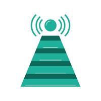señal wifi antena vector