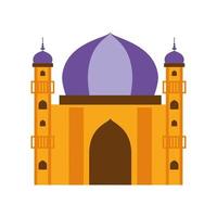 arabic religious temple vector