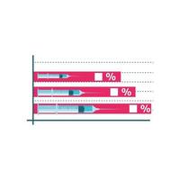 world vaccine, coronavirus infographic, information and medical data protection against covid 19 vector