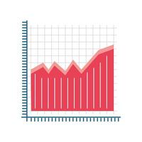 diagrama de economía empresarial vector