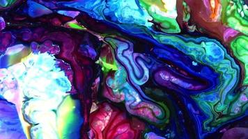 Color Ink Paint Spread Exploding Background video