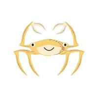 underwater world sea life crab vector