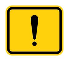 Warning sign Sign Isolate On White Background,Vector Illustration vector