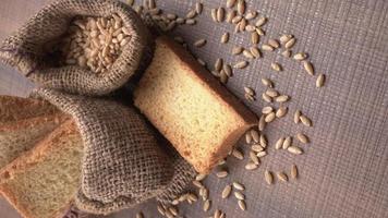 Crunchy Rusk or Toast for healthy life with wheat for breakfast. photo